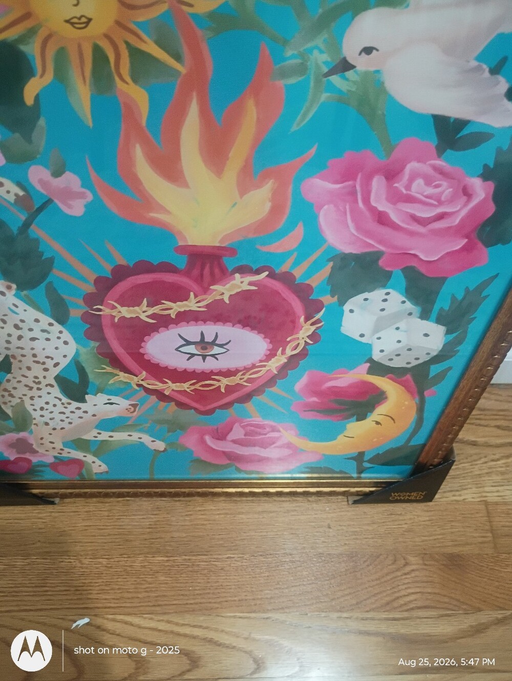 NWT 24 X 20 Sapna Shah Wall Art - Picture 3 of 5